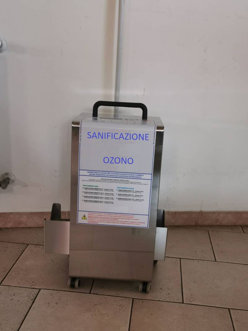 Sanificazione all'ozono