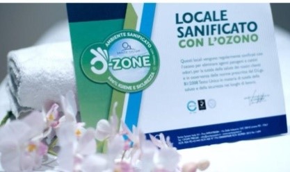 Locale Sanitificato Corona Virus